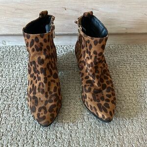 A new day leopard booties